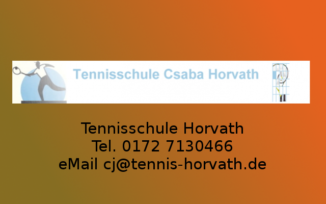 Horvath schlägt auf